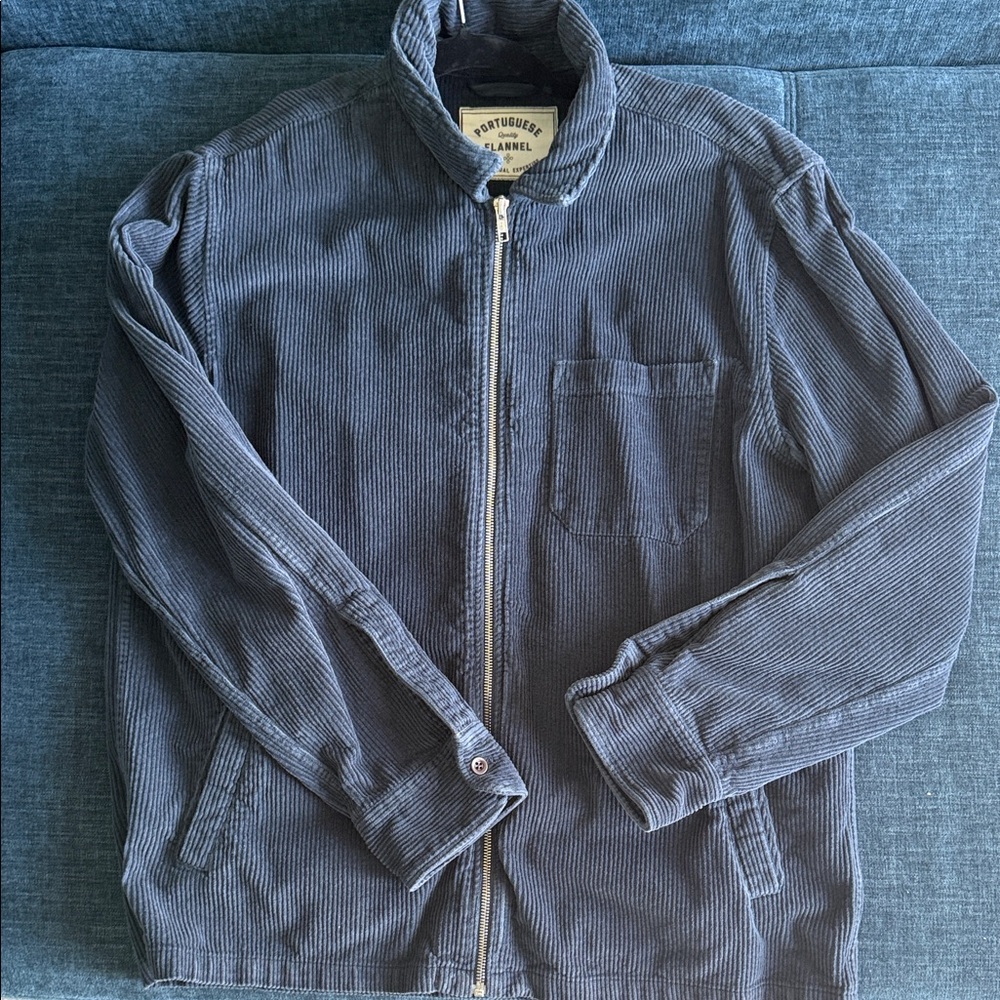 Corduroy Zip-Up Chore Jacket
